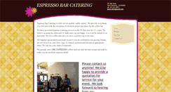 Desktop Screenshot of espressobarcatering.us